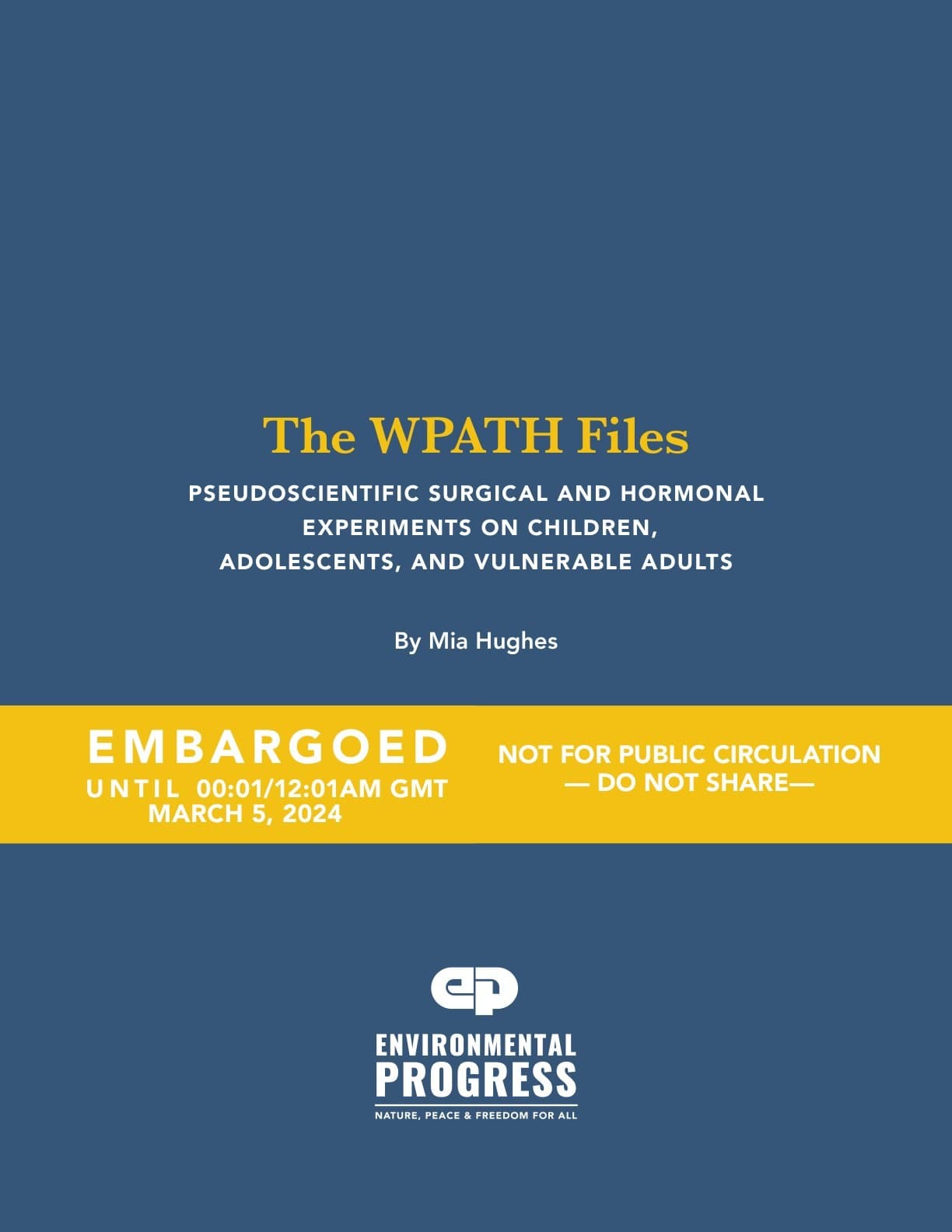 The WPATH Files cover